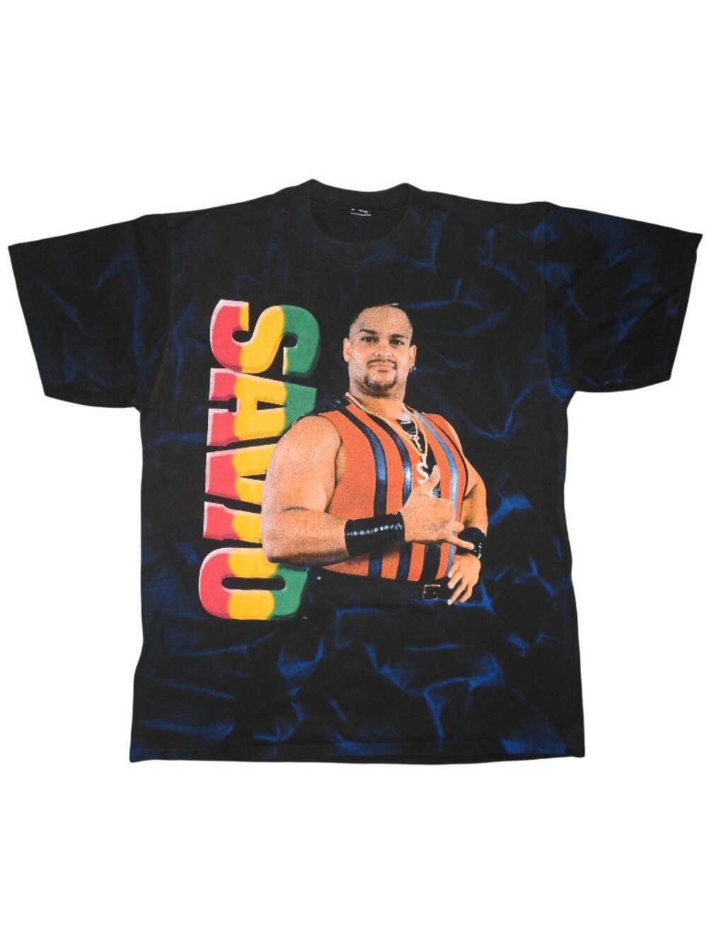 Vintage 1995 Titan Sports Savio Vega Pa Encima WWF WCW Wrestling T-Shirt Size XL